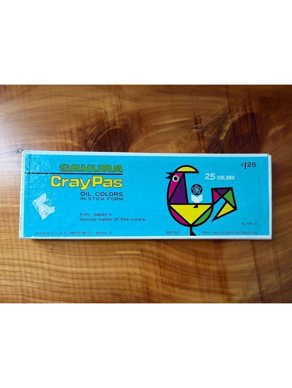 Sakura Cray-Pas Oil Color in Stick from 24 Color Vintage Set Made in Japan